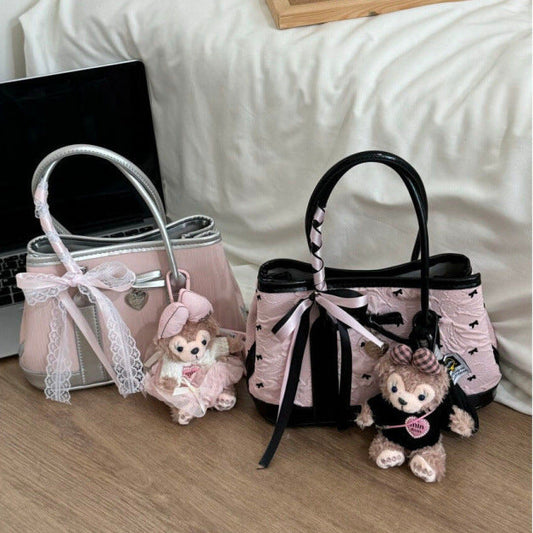 Kissyra Blush Stylish Colorblock Shoulder Bag with Textured Finish
