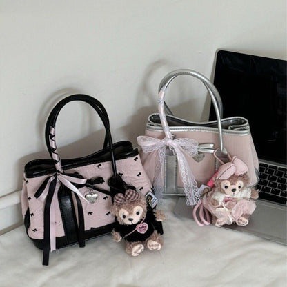 Kissyra Blush Stylish Colorblock Shoulder Bag with Textured Finish