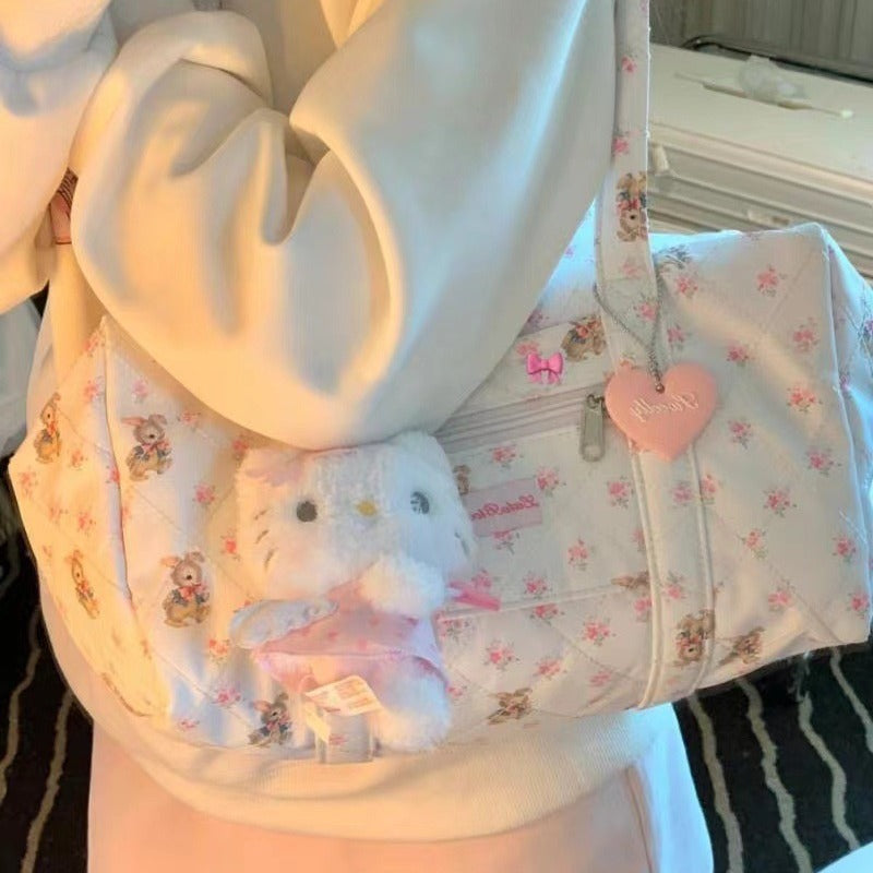 Large Capacity Travel Tote Bag for Girls - Commute &amp; School Shoulder Bag Perfect for short trips