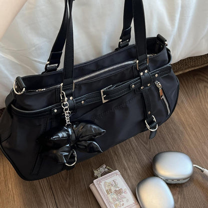 Puff Nylon Tote Bag Lightweight for Work Travel Gym