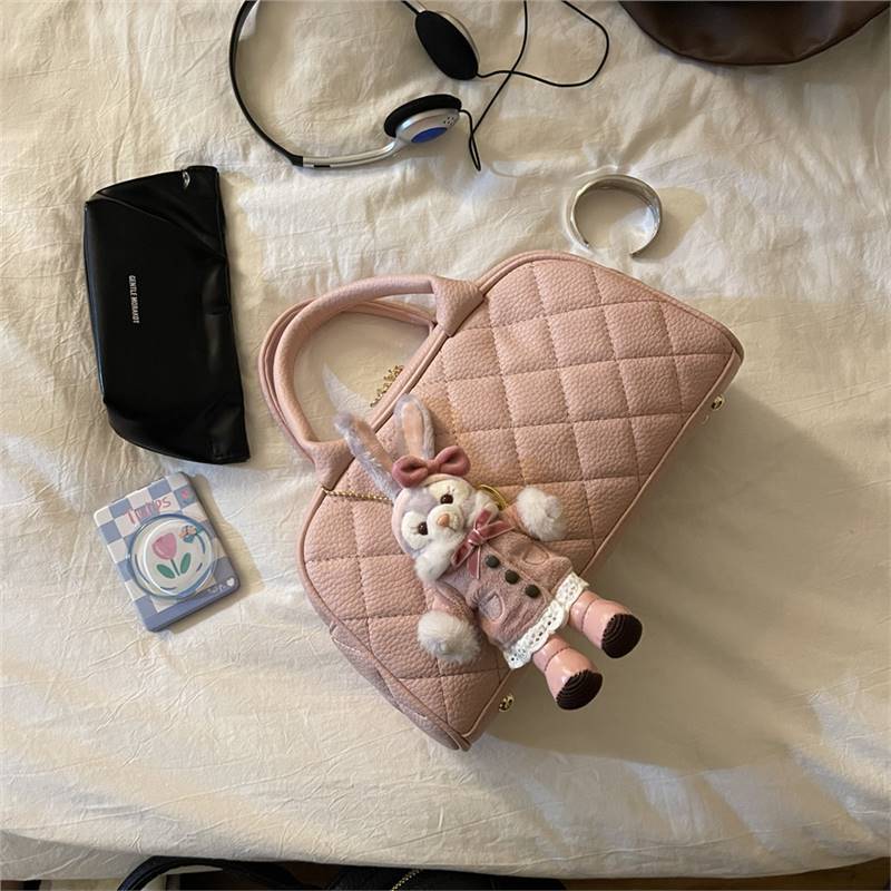 Kissyra Mila Quilted Bowling Bag - Vintage Crossbody