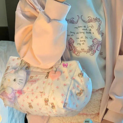 Large Capacity Travel Tote Bag for Girls - Commute &amp; School Shoulder Bag Perfect for short trips