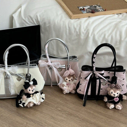 Kissyra Blush Stylish Colorblock Shoulder Bag with Textured Finish