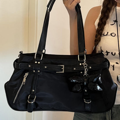 Puff Nylon Tote Bag Lightweight for Work Travel Gym