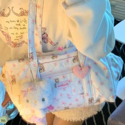 Large Capacity Travel Tote Bag for Girls - Commute &amp; School Shoulder Bag Perfect for short trips