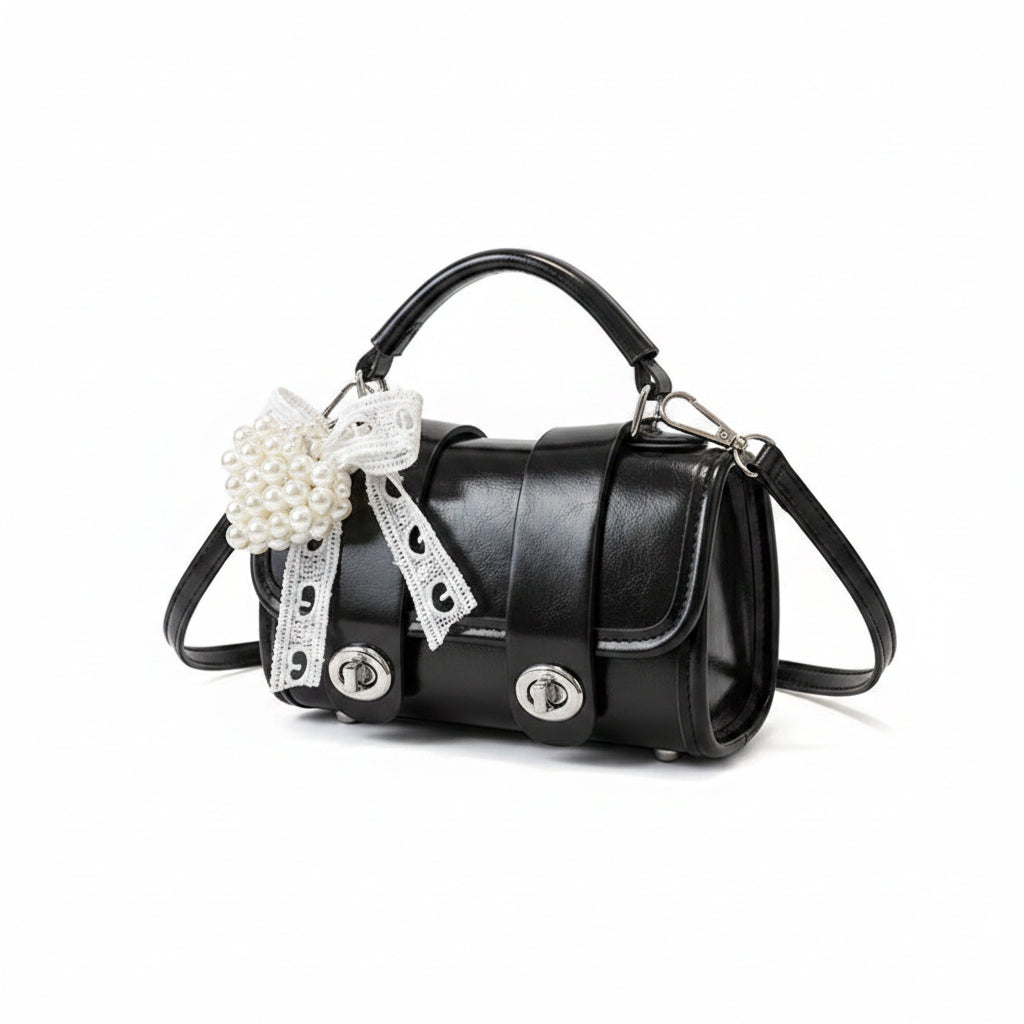 Elegant Single-Shoulder Crossbody Bag with High-Fashion Appeal This versatile shoulder bag