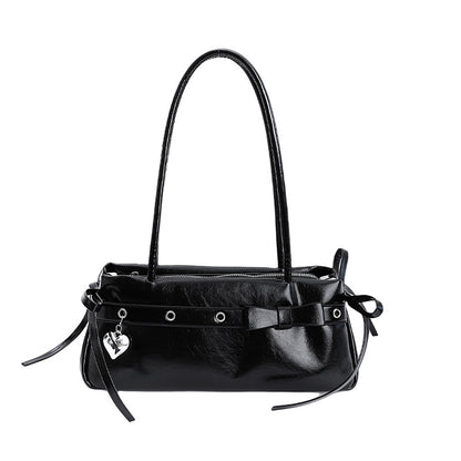 Kissyra Aura Bonbon Vintage Belt Buckle Leather Shoulder Bag