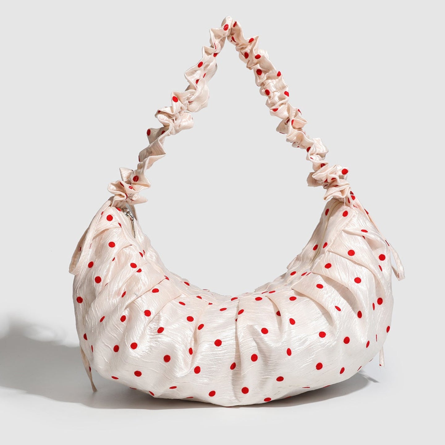 Dotty black&white polka crossbody bag – perfect for daily commuter