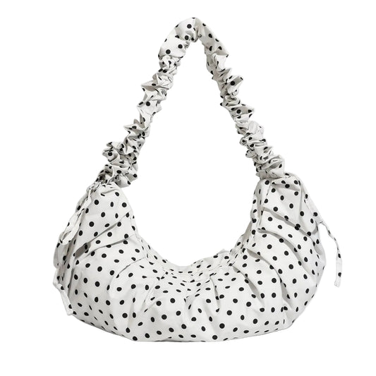 Dotty black&white polka crossbody bag – perfect for daily commuter