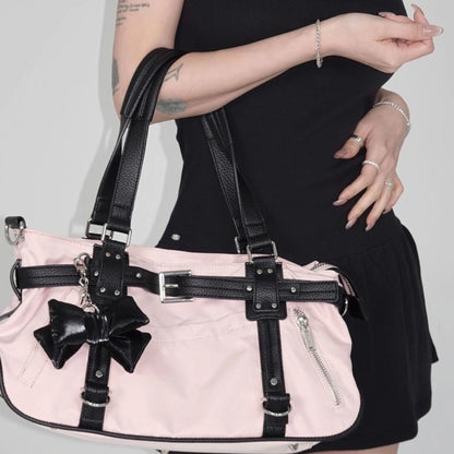 Puff Nylon Tote Bag Lightweight for Work Travel Gym