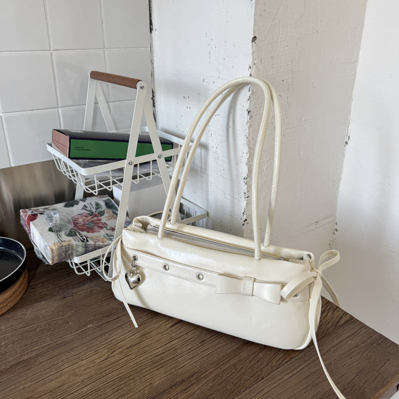 Kissyra Aura Bonbon Vintage Belt Buckle Leather Shoulder Bag