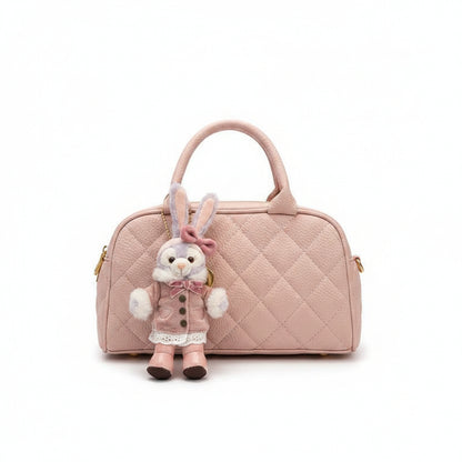 Kissyra Mila Quilted Bowling Bag - Vintage Crossbody