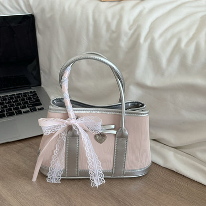Kissyra Blush Stylish Colorblock Shoulder Bag with Textured Finish