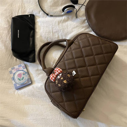 Kissyra Mila Quilted Bowling Bag - Vintage Crossbody
