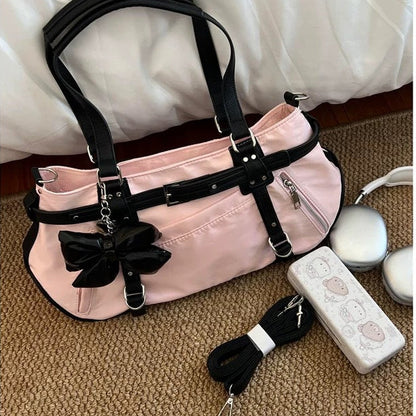 Puff Nylon Tote Bag Lightweight for Work Travel Gym