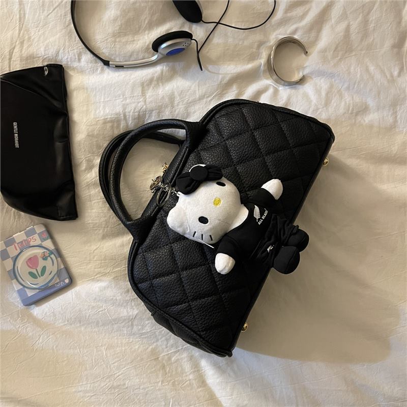 Kissyra Mila Quilted Bowling Bag - Vintage Crossbody